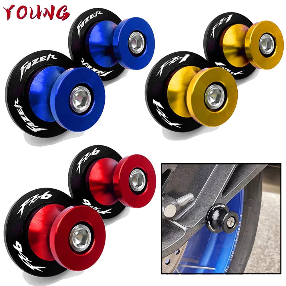Planet Gates For YAMAHA FZ1 FZ-1 2006-2015 FZ6 N S 2004-2016 FZ8 FZ-8 2010-2018 Fazer Motorcycle M6 Swingarm Sliders Screw Swing Stand Screws