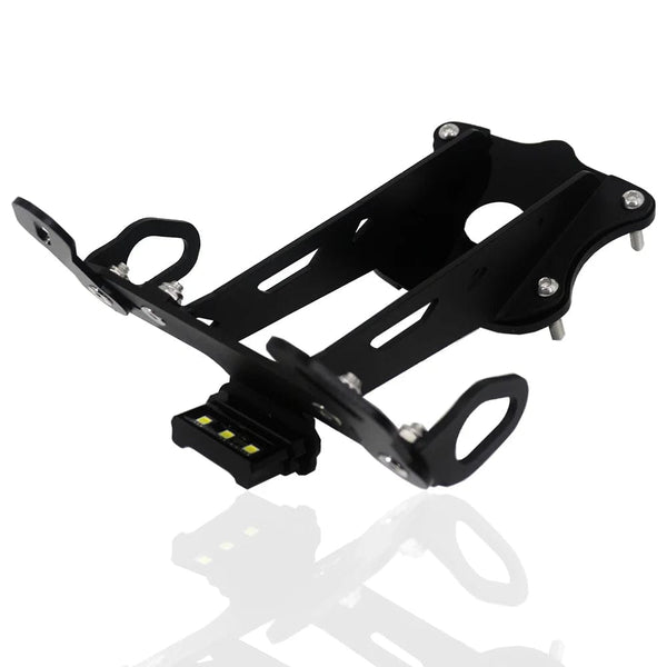 Planet Gates For Yamaha MT-09 MT09 MT 09 SP 2021 2022 Rear Fender Registration Bracket License Plate Holder Frame Tail Tidy with LED light