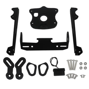 Planet Gates For Yamaha MT-09 MT09 MT 09 SP 2021 2022 Rear Fender Registration Bracket License Plate Holder Frame Tail Tidy with LED light
