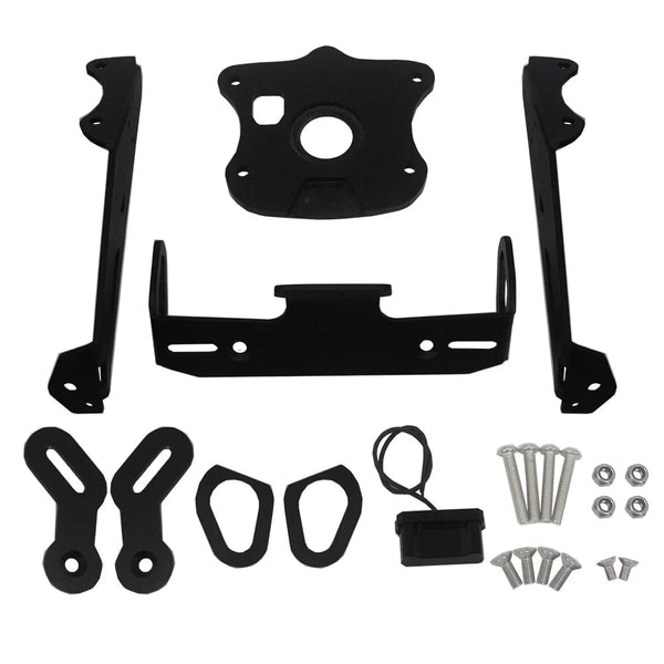 Planet Gates For Yamaha MT-09 MT09 MT 09 SP 2021 2022 Rear Fender Registration Bracket License Plate Holder Frame Tail Tidy with LED light