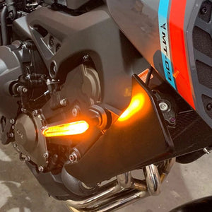 Planet Gates For Yamaha MT-09 MT09 MT 09 SP 2021 2022 Rear Fender Registration Bracket License Plate Holder Frame Tail Tidy with LED light