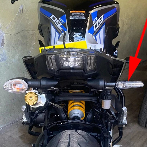 Planet Gates For Yamaha MT-09 MT09 MT 09 SP 2021 2022 Rear Fender Registration Bracket License Plate Holder Frame Tail Tidy with LED light