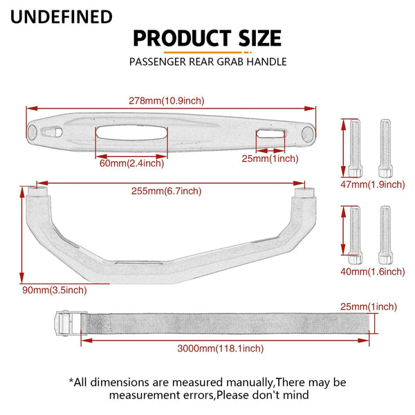 Planet Gates For Yamaha Tenere 700 Tenere700 XT700Z XT 700 Z Motorcycle Accessories Passenger Rear Grab Handle Seat Hand Handle Grab Bar Rail