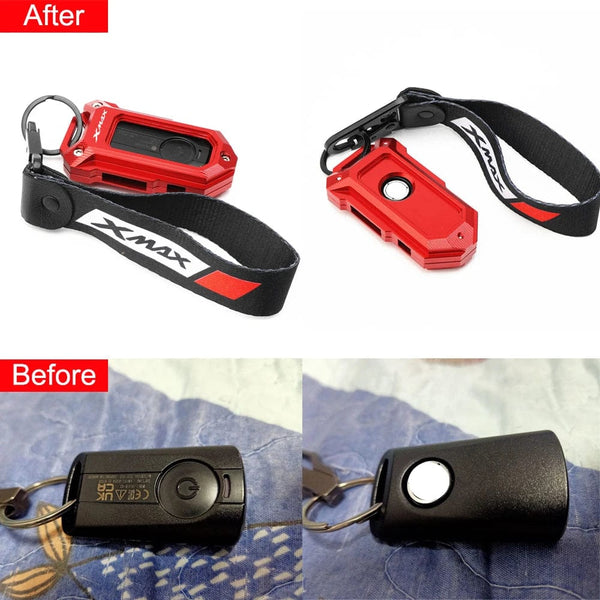 Planet Gates For YAMAHA XMAX 300 2022 XMAX300 XMAX 250 X-MAX 125 250 300 400 2017-2022 2023 CNC Motorcycle Key Case Cover Keyring Keychain