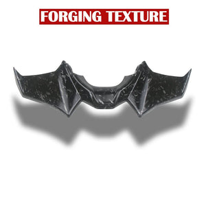Planet Gates Forging Texture Motorcycle Accessories Black Naked Front Downforce Spoiler Winglet Aerodynamic Wing Kit Spoiler For YAMAHA MT 07 2021 2022 2023