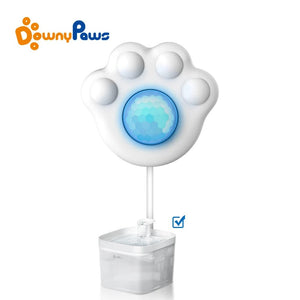 Planet Gates Fountain Sensor DownyPaws Paw-shaped PIR Motion Sensor For Automatic Cat Fountain Infrared Sensor For All Pet Water Dispenser with USB Interface