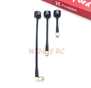 Planet Gates Foxeer Antenna Lollipop 4 V4 FPV Antenna 5.8G 2.6Dbi Stubby RHCP SMA RPSMA UFL Straight/Angle MMCX 7.2g For FPV RC Racing Drone