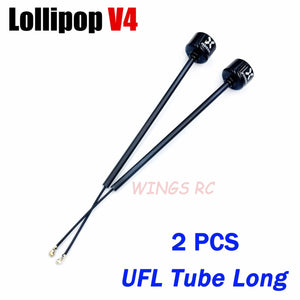 Planet Gates Foxeer Antenna Lollipop 4 V4 FPV Antenna 5.8G 2.6Dbi Stubby RHCP SMA RPSMA UFL Straight/Angle MMCX 7.2g For FPV RC Racing Drone