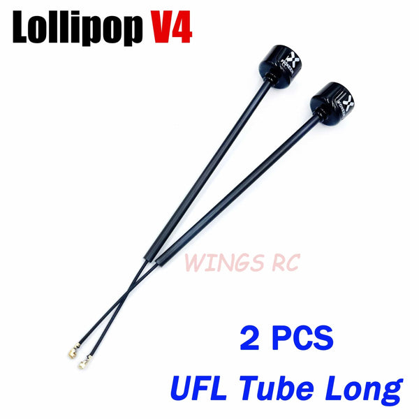 Planet Gates Foxeer Antenna Lollipop 4 V4 FPV Antenna 5.8G 2.6Dbi Stubby RHCP SMA RPSMA UFL Straight/Angle MMCX 7.2g For FPV RC Racing Drone