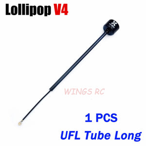 Planet Gates Foxeer Antenna Lollipop 4 V4 FPV Antenna 5.8G 2.6Dbi Stubby RHCP SMA RPSMA UFL Straight/Angle MMCX 7.2g For FPV RC Racing Drone