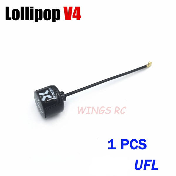 Planet Gates Foxeer Antenna Lollipop 4 V4 FPV Antenna 5.8G 2.6Dbi Stubby RHCP SMA RPSMA UFL Straight/Angle MMCX 7.2g For FPV RC Racing Drone