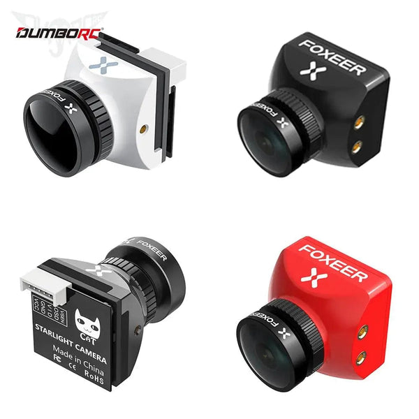 Planet Gates Foxeer Cat 3 Micro Mini FPV Camera Low Latency Low Noise 1200TVL 0.00001Lux FPV Night Camera 2.1mm PAL/NTSC For RC Racing Drone