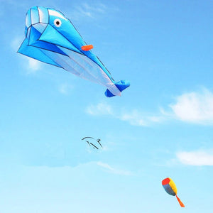 Planet Gates free shipping large dolphin kite flying soft kites line ripstop nylon outdoor toys octopus kite factory alien inflatable kites