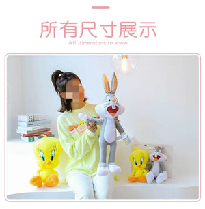 Planet Gates Free Shipping Looney Tunes Bugs Bunny Plush Toy Tweety Bird Lola Bunny Anime Cartoon Movie Plushies Stuffed Doll Toys Gift