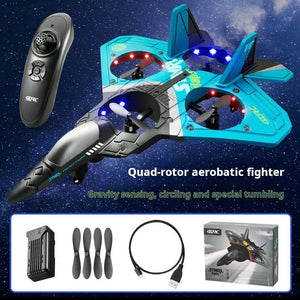 Planet Gates Free shipping V17 Professional RC Aircraft Drone 2.4G Gravity Induction RC Aircraft Glider Aircraft EPP Foam Boy Toys Kids Gift