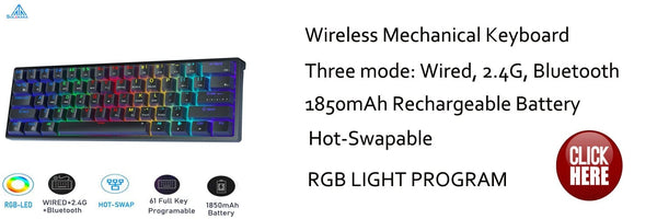 Planet Gates French Black Caps / BLACK SWITCH GK410 104 Full Keys Hot Swap Metal Panel Mechanical Keyboard RGB Light Green Black Tea Redaxis non-impact game computer keyboard
