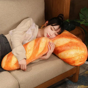 Planet Gates French Bread Plush Pillow Stuffed Printing Images Food Plushie Peluche Party Prop Decor Sleeping Companion Man Gift