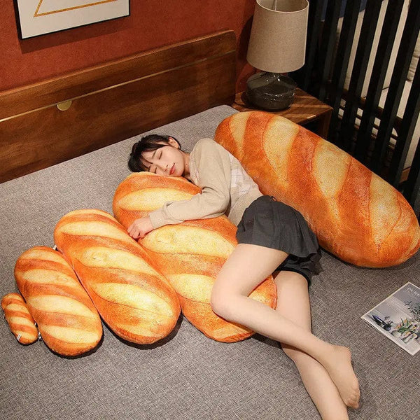 Planet Gates French Bread Plush Pillow Stuffed Printing Images Food Plushie Peluche Party Prop Decor Sleeping Companion Man Gift