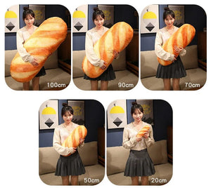 Planet Gates French Bread Plush Pillow Stuffed Printing Images Food Plushie Peluche Party Prop Decor Sleeping Companion Man Gift