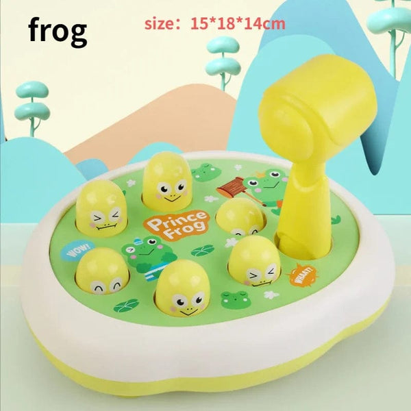 Planet Gates Frog Cartoon Whac-A-Mole Montessori Baby Toy Toddler Educational Birthday Gift Animal Theme Knocking Game Parent Child Board Game Boy