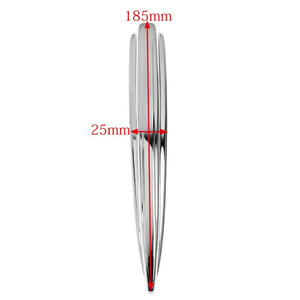 Planet Gates Front Fender Trim Motorcycle Front Fender Trim ABS Plastic Chrome For Harley Touring Street Glide Road Glide 1984-2019 Softail FLDE FLHC FLHCS