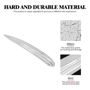 Planet Gates Front Fender Trim Motorcycle Front Fender Trim ABS Plastic Chrome For Harley Touring Street Glide Road Glide 1984-2019 Softail FLDE FLHC FLHCS