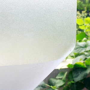 Planet Gates Frosted Glass Sticker-45-100cm 1pc Privacy Window Sticker - Frosted Glass Film for Office, Bathroom, and Home - Translucent and Opaque - Electrostatic Adhesive - Blocks Peeping and Glare