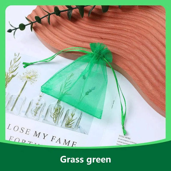 Planet Gates Fruit Protection Bags 100PCS Grapes Mesh Bag Pest Control Anti-Bird Vegetable Fruits Net Garden Planter Strawberry Grow Bags