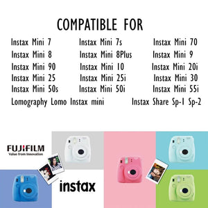 Planet Gates Fujifilm Instax Mini 12 9 Film White Edge 10 20 40 60 100 Sheets/Packs Photo Paper for Fuji Instant Camera 8/7s/11/25/50/90/sp-2