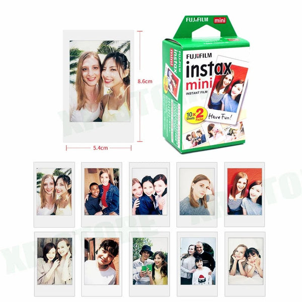Planet Gates Fujifilm Instax Mini 12 9 Film White Edge 10 20 40 60 100 Sheets/Packs Photo Paper for Fuji Instant Camera 8/7s/11/25/50/90/sp-2