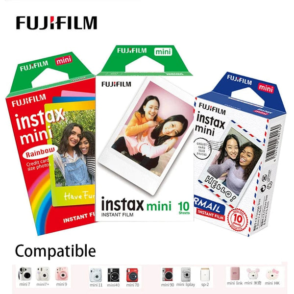 Planet Gates Fujifilm Instax Mini Instant Film Mini 12 11 9 8 Film 10-40 Sheets White Edge 3 Inch Film For Instant Camera Mini 90 Photo Pap