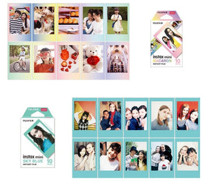 Planet Gates Fujifilm Instax Mini Instant Film Mini 12 11 9 8 Film 10-40 Sheets White Edge 3 Inch Film For Instant Camera Mini 90 Photo Pap