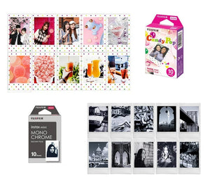 Planet Gates Fujifilm Instax Mini Instant Film Mini 12 11 9 8 Film 10-40 Sheets White Edge 3 Inch Film For Instant Camera Mini 90 Photo Pap