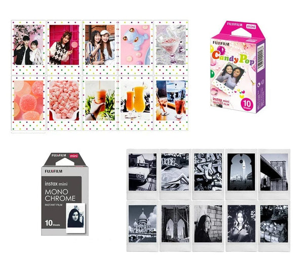 Planet Gates Fujifilm Instax Mini Instant Film Mini 12 11 9 8 Film 10-40 Sheets White Edge 3 Inch Film For Instant Camera Mini 90 Photo Pap