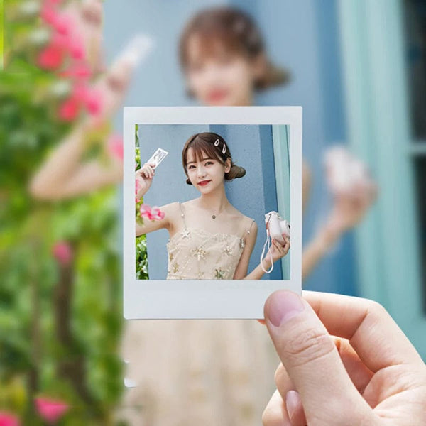 Planet Gates Fujifilm Instax Square White Edge Black Films Photo Paper (10-50 pcs) for Instax SQ10 SQ6 Instant Camera Share SP-3 Printer