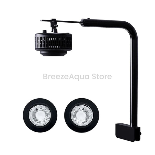 Planet Gates Full Kit Light / EU Plug A7 II WiFi App Phone Control Full Spectrum 100W Saltwater Marine LED Aquarium Light for Coral Reef Fish Tank