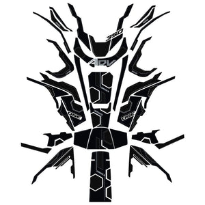Planet Gates full set For HONDA ADV350 ADV 350 2022 2023 3D Motorcycle Resin Epoxy Sticker Protection Kit Tank Pad Anti Scratch Decal Non-slip