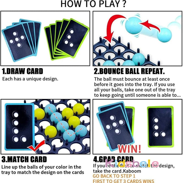 Planet Gates Full Set Kids Ball Bouncing Game Parent-child Interaction Board Game Toddler Toss Ball Game Fun Party Game