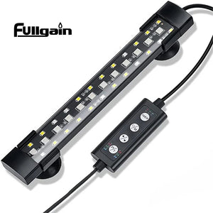 Planet Gates Fullgain Aquarium Light 24/7 Waterproof Full Spectrum Aqua Lamp Freshwater WRGB LED Fish Tank Light Plant Grow Lighting