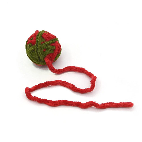 Planet Gates Funny Cat Toys Colorful Yarn Balls With Bell Sounding Interactive Chewing Toys For Kittens Stuffed chase Toys Ball pet Supplies