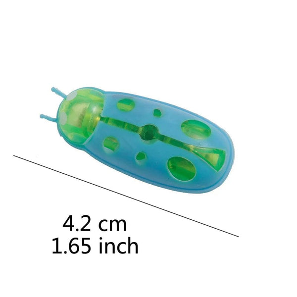 Planet Gates Funny Electric Bugs Cat Toy Automatic Escape Mini Robot Bug Vibration Insect Toys for Cats Battery Operated Cockroach Ladybug