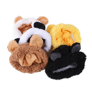 Planet Gates Funny Panda Hat for Pet, Warm Cap, New Year Party, Christmas Cosplay Accessories, Photo Props, Headwear for Dog and Cat,New Year