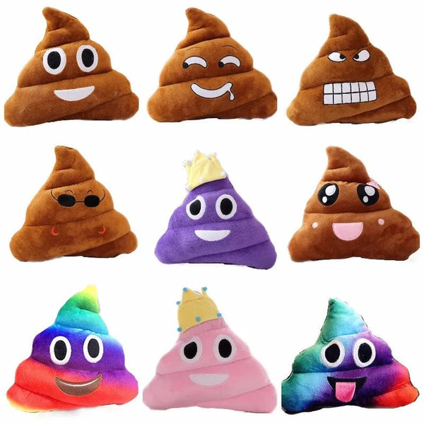 Planet Gates Funny Poop Plush Stuffed Doll Toy Christmas, Birthday Halloween Children Gifts Strange poop Pillow