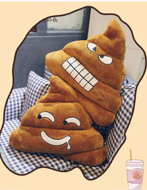 Planet Gates Funny Poop Plush Stuffed Doll Toy Christmas, Birthday Halloween Children Gifts Strange poop Pillow