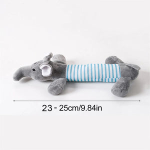 Planet Gates Funny Simulated Animal No Stuffing Dog Toy with Squeakers Durable Stuffingless Plush Squeaky Dog Chew Toy Crinkle Pet Squeak Toy