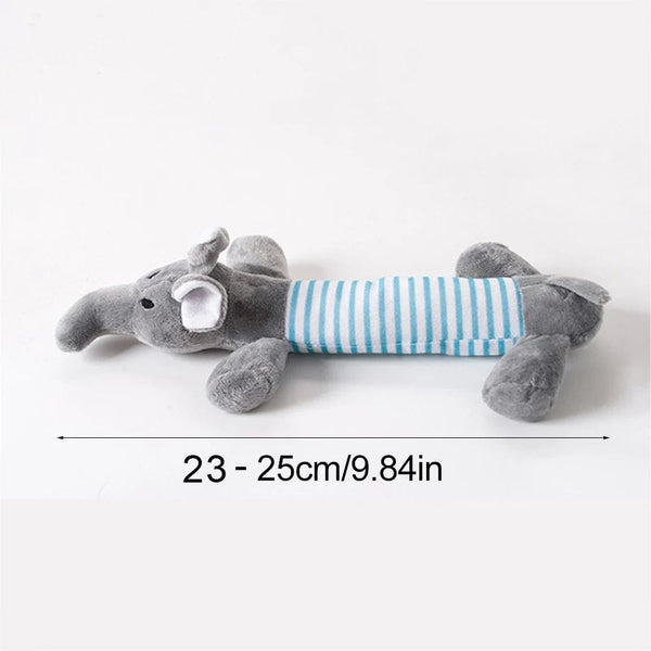 Planet Gates Funny Simulated Animal No Stuffing Dog Toy with Squeakers Durable Stuffingless Plush Squeaky Dog Chew Toy Crinkle Pet Squeak Toy