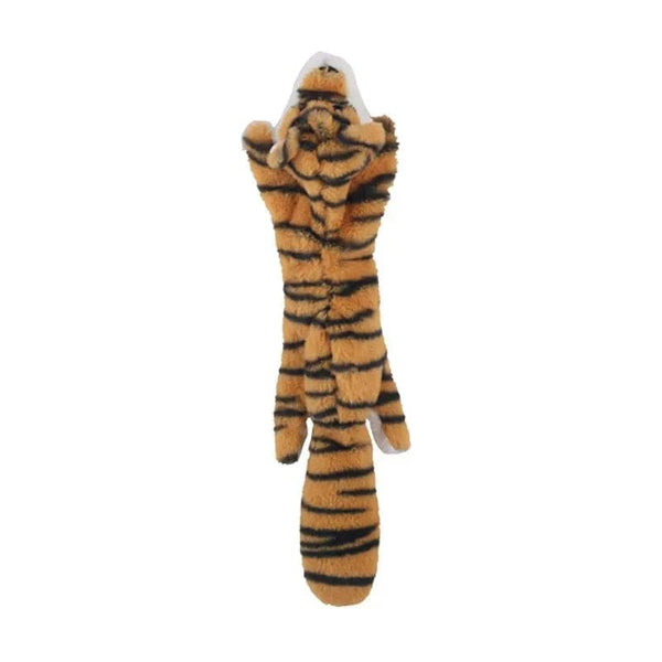 Planet Gates Funny Simulated Animal No Stuffing Dog Toy with Squeakers Durable Stuffingless Plush Squeaky Dog Chew Toy Crinkle Pet Squeak Toy