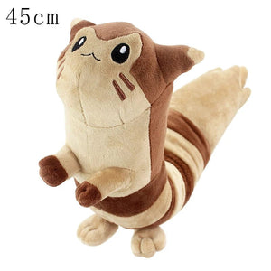 Planet Gates Furret Brown 45cm Pokemon Plush Sleepy Furret Plush Kawaii Pikachu Sentret Stuffed Doll Anime Room Decor Office Nap Furret Pillow Toys Gifts