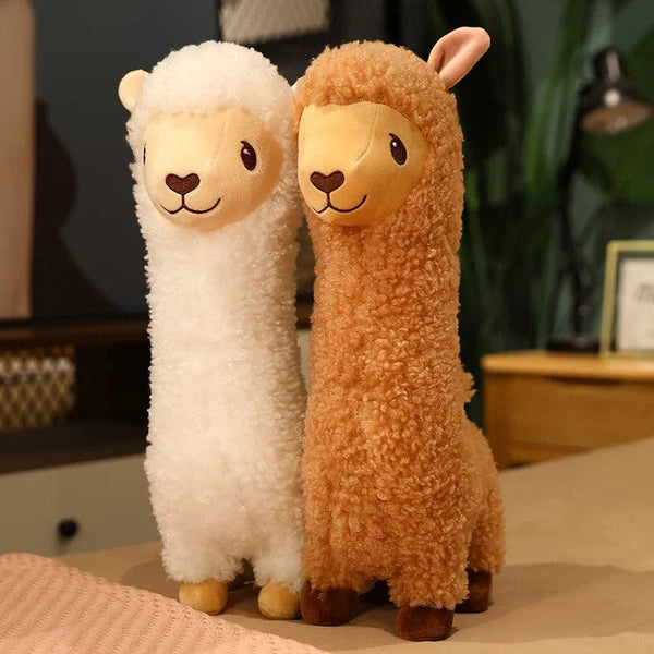 Planet Gates Furry Plush Llama  Alpaca Plush Toy Stuffed Soft Long Plush Lifelike Alpaca Sheep Hug Throw Pillow Animals Nap Sleeping Pillow