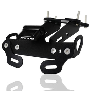 Planet Gates FZ-09 For Yamaha MT-09 MT09 MT 09 SP 2021 2022 Rear Fender Registration Bracket License Plate Holder Frame Tail Tidy with LED light